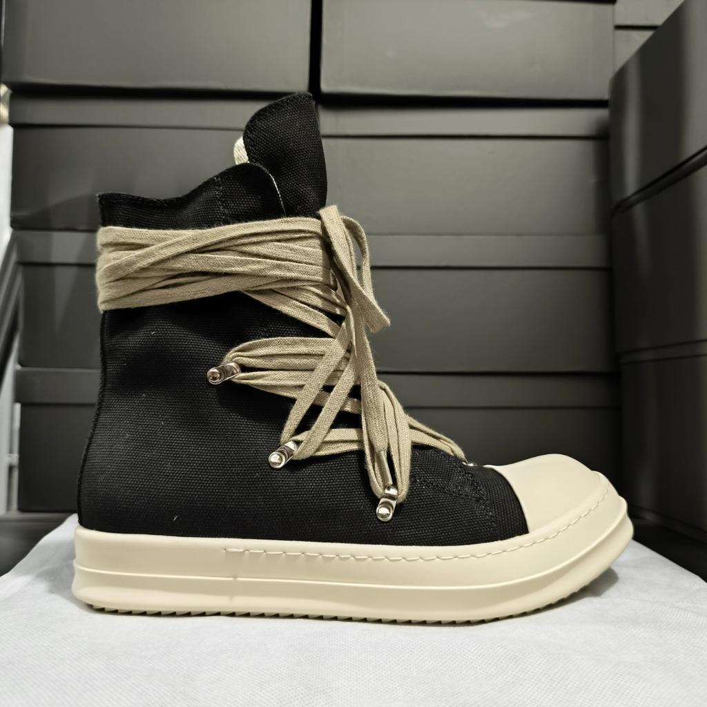Herren High Top Schuhe Lässige Canvas Plateau Luxus Sneaker Schnürer Damen Sneaker Reißverschluss High Street Designer Herbststiefel