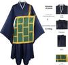 Geto Suguru Cosplay Costume Black Blue kimono School Uniform Anime Clothe Halloween Costumes For Women Man