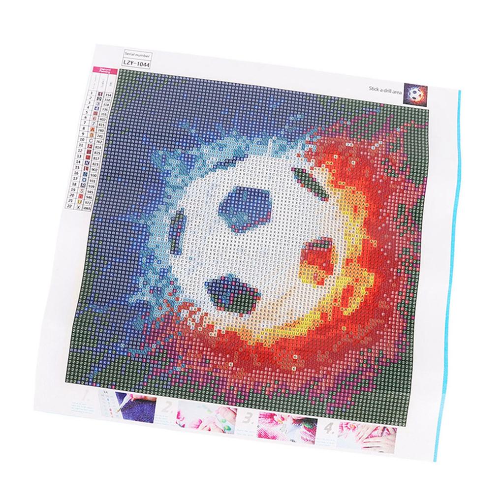 DIY Fußballmuster 5D Vollbohrer Diamantmalerei Stickerei Malereien Bilder Kunsthandwerk für