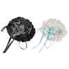 Retro Fascinator Ribbon Hairpin Rose Hair Clip Barrettes for Evening Wear and Special Occasion Vintage Looks