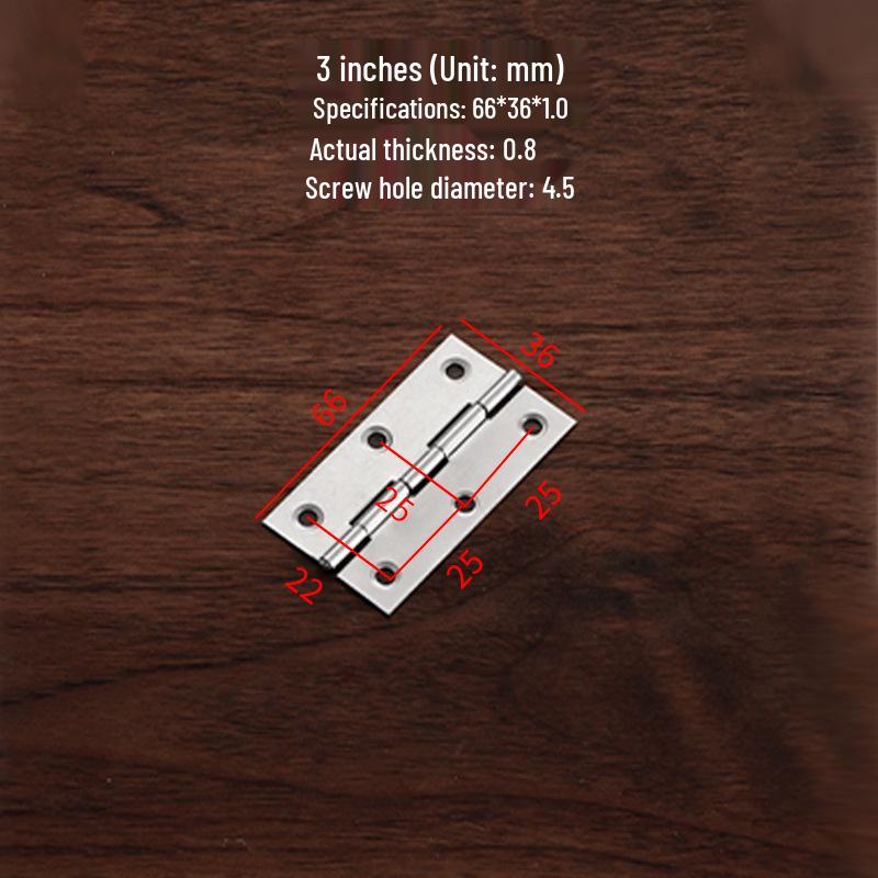 Mini-Scharniere aus Edelstahl für Koffer, Geschenkboxen, Holztüren und Schränke