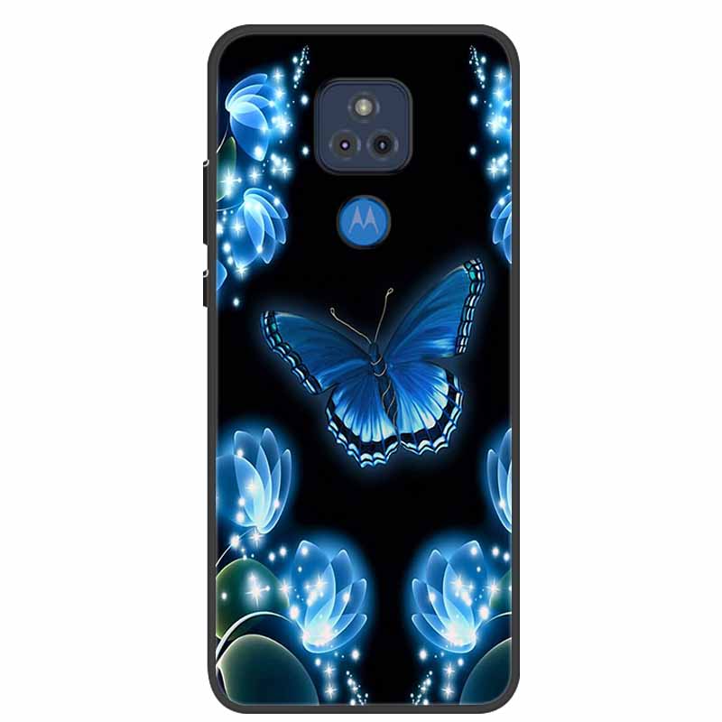 For Moto E7 Plus Case Bumper Silicone TPU Soft Phone Cover For Motorola Moto E7 Plus Case Cartoon Funda E 7 Plus E7Plus Coque