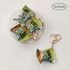 Mini Cookie Pudding Chocolate Jelly Bag Cookie Keychain