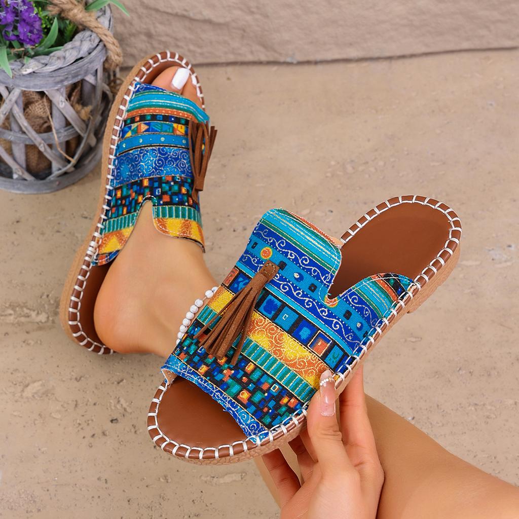 Women Slippers Beach Comfortable Sandals Summer New Outdoor Shoes Open Toe Flat Slippers Lightweight Casual Slides Women