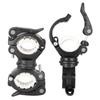 Fahrrad Frontlicht Taschenlampe Clip Halterung 360 Grad Drehung Taschenlampenhalter