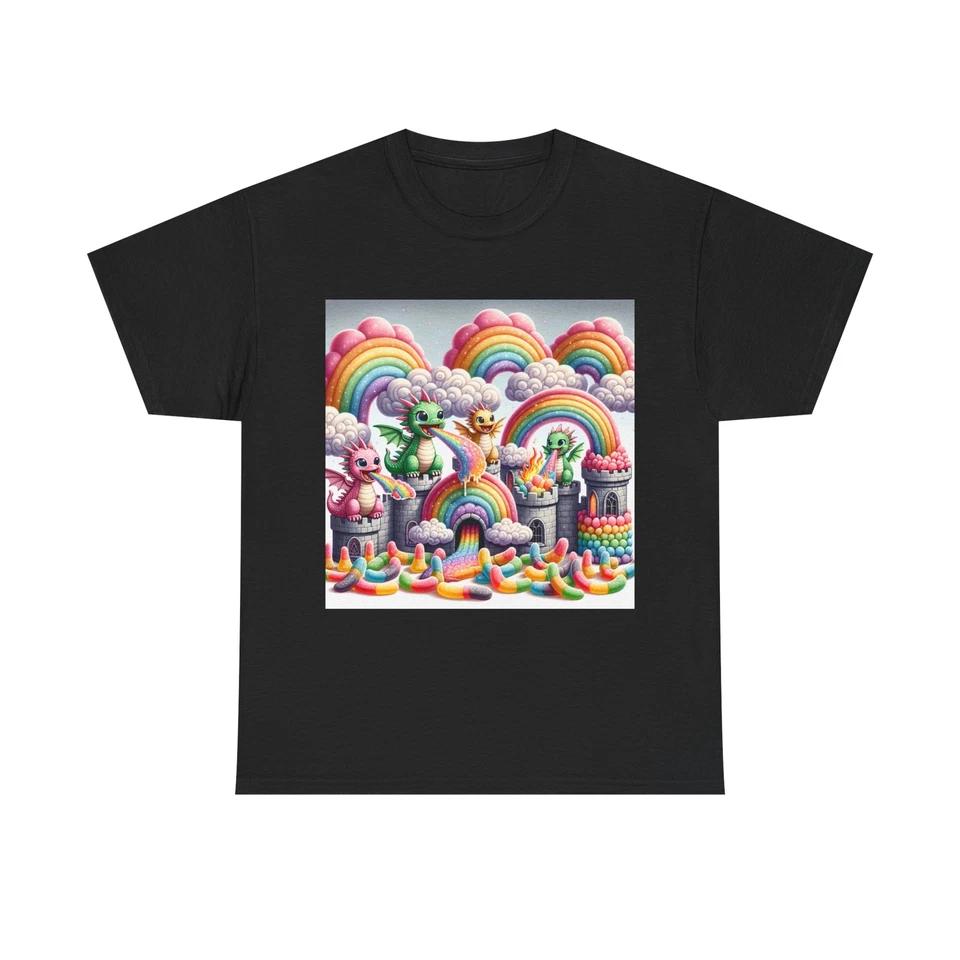 Unisex Adult T Shirt Glittergut Dragon Nursery XL