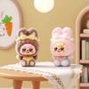 9pcs/Set Doubao Figure Toy Mini Butterfly Knot Rabbit Figurine Desktop Decoration Ornaments Toys Boys Girls Christmas Gifts