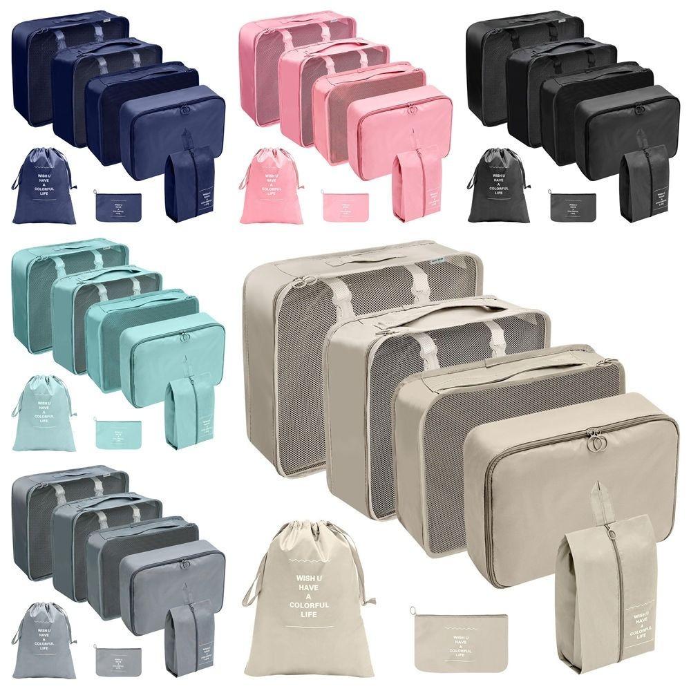 7Pcs/Set Large Capacity Travel Organizer Storage Bags Folding Clothes Shoe Tidy Pouch  Wardrobe