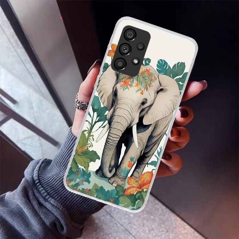 

Elephant Mandala Aztec Phone Case For Samsung Galaxy A52 A51 A50S A32 A22 A12 A02S A72 A71 A31 A70 A30S Note 20 Ultra 10 Plus S1 Samsung A71 4G