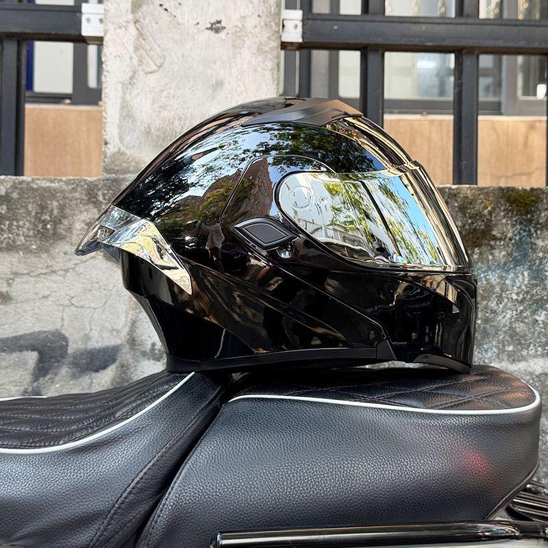 Motorcycle Helmets Men's and Women's Uncovered Helmets Winter Locomotive Helmets Four Seasons Bluetooth Riding