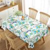 Floral Tablecloth Rectangular Floral Plant Natural Landscape Decor Tablecloth Decorations for Home Kitchen Dining Room Banquet