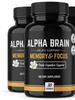 Alpha Brain Nootropika-Kapseln – Gedächtnis, Fokus & Kognitive Unterstützung (30 Karat)