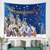 Calendario di Natale Arazzo Cartone animato Ornamento di Natale Camera da letto Sfondo Decorazione da parete Appeso Regalo di Capodanno Appeso a parete