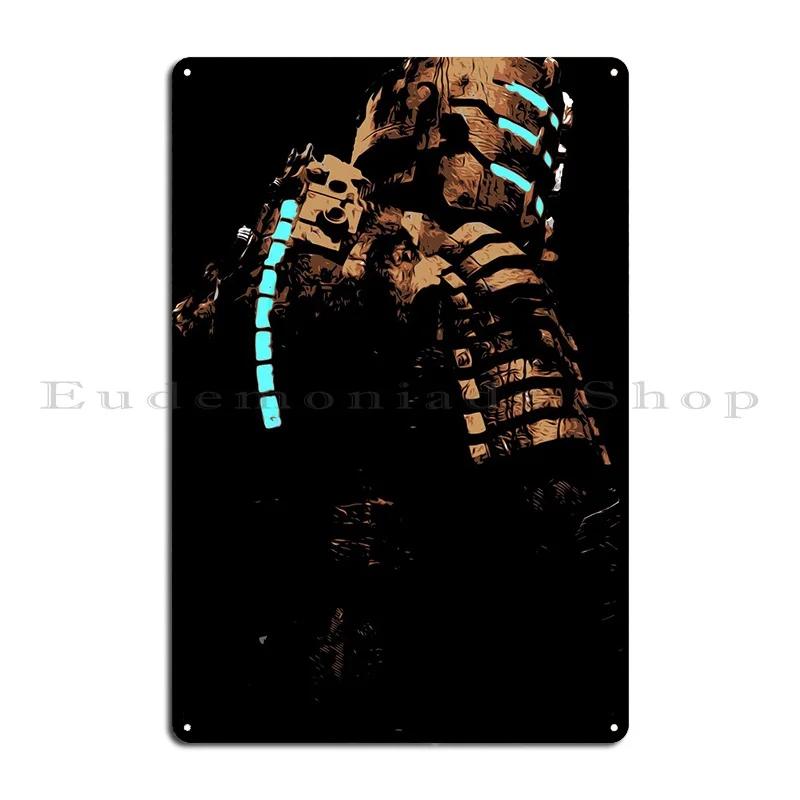 

Dead Space Isaac Metal Plaque Poster Cinema Cinema Custom Design Club Tin Sign Poster 20x30cm