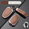 Compatible Key Case for Trumpchi GS4, GS3, GS5, GA6, GA3, GA4 - Metal Leather Car Accessories