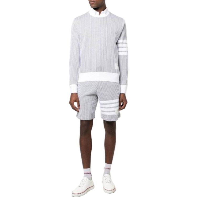THOM BROWNE 4 Bar Stripe Track Shorts MJQ166A-J0063-055