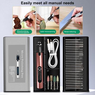Electric Grinder Engraving Pen Cordless Rotary Engraver Pen for Metal Wood