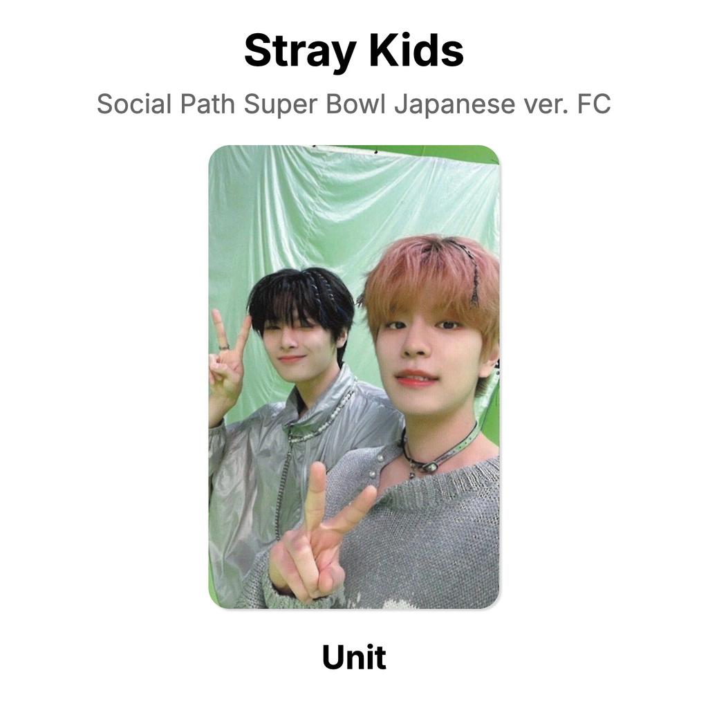 Stray Kids Social Path Super Bowl Japanese ver. FC Official Photocard