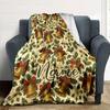 Spooky Halloween Night With Haunted House And Ghosts Blanket Allseason Blanket Christmas Home Decorgift Sofa Bed Travel Camping Christmas Style