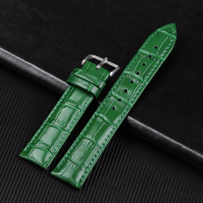 Calfskin Leather Watch Strap Slub Pattern 12/14/16/18/20/22mm Universal Watchband for Men Women Business Bands Watch Accessories