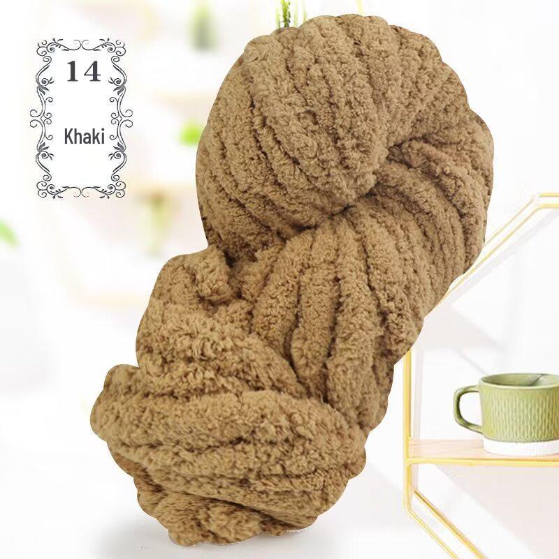 Pătură Croșetată din Fire de Gheață Pufoase Extra Groase - DIY Caldă Calitate Handmade