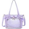 Headache Original Versatile Ita Bag [Ballet Holiday] Lolita Tote Women’s Crossbody Shoulder Bag PU Solid Color