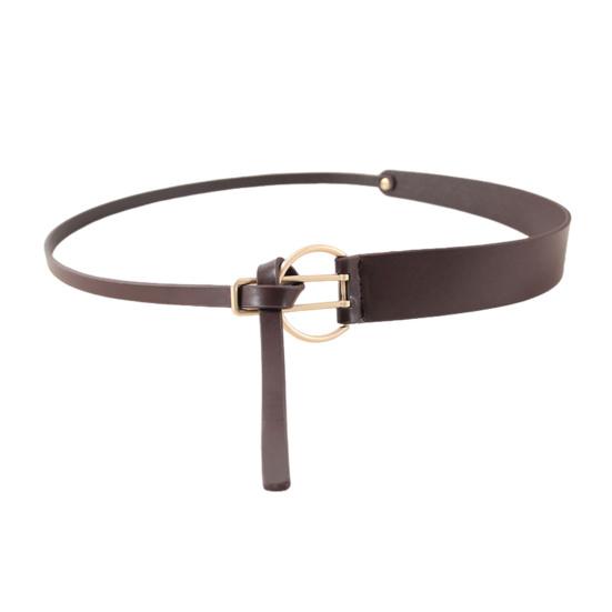 Imitation Leather Women Belt Adjustable Waist Circumference Dress Shirt Coat Waistband Fashion Accessories