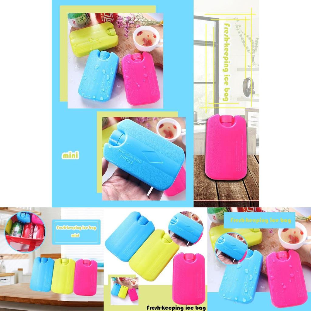 Portable Mini Color Ice Board Featuring Long-lasting Fresh-keeping Ice Source