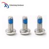 304 Stainless Steel Cross Pan Head Anti-Loosening Blue Glue Screw