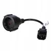 Kabel zasilający Akyga AK-PC-10A IEC C14 CEE 7/4 250V/50Hz 0,15m
