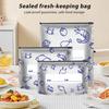 Aluminum Foil Sealed Bags Reusable Leakproof Heat Resistant Sealable Bags Vacuum Zippered Food Pouches with Label Stand-Up Bottom for Vegetable Fruit