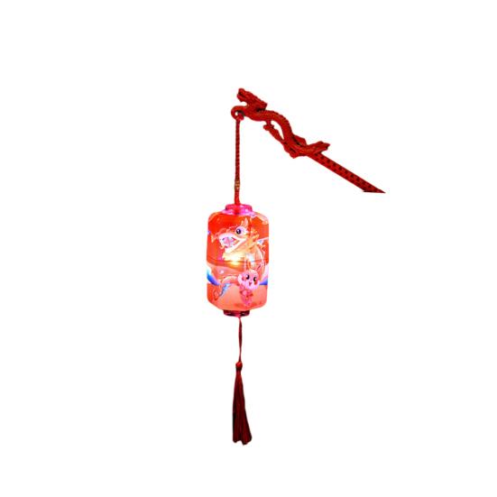 With Dragon Shape Pole Chinese Style Print 3 Flash Modes New Year Spring