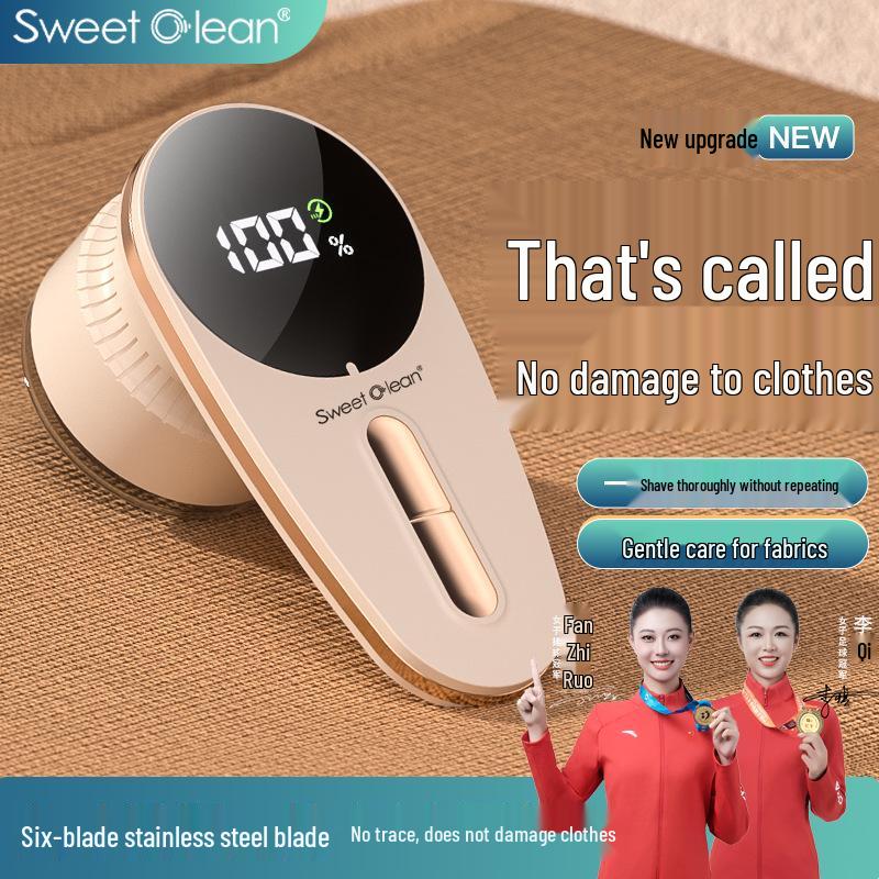 Sivico SweetClean Rechargeable Lint Remover: Gentle on Clothes, Sweater Defuzzer for Home Use