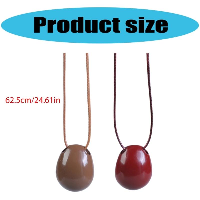 Long Wax Rope Necklace Simple Yet Stylish Long Rope Necklace Neck Ornament Gift For Friend And Family