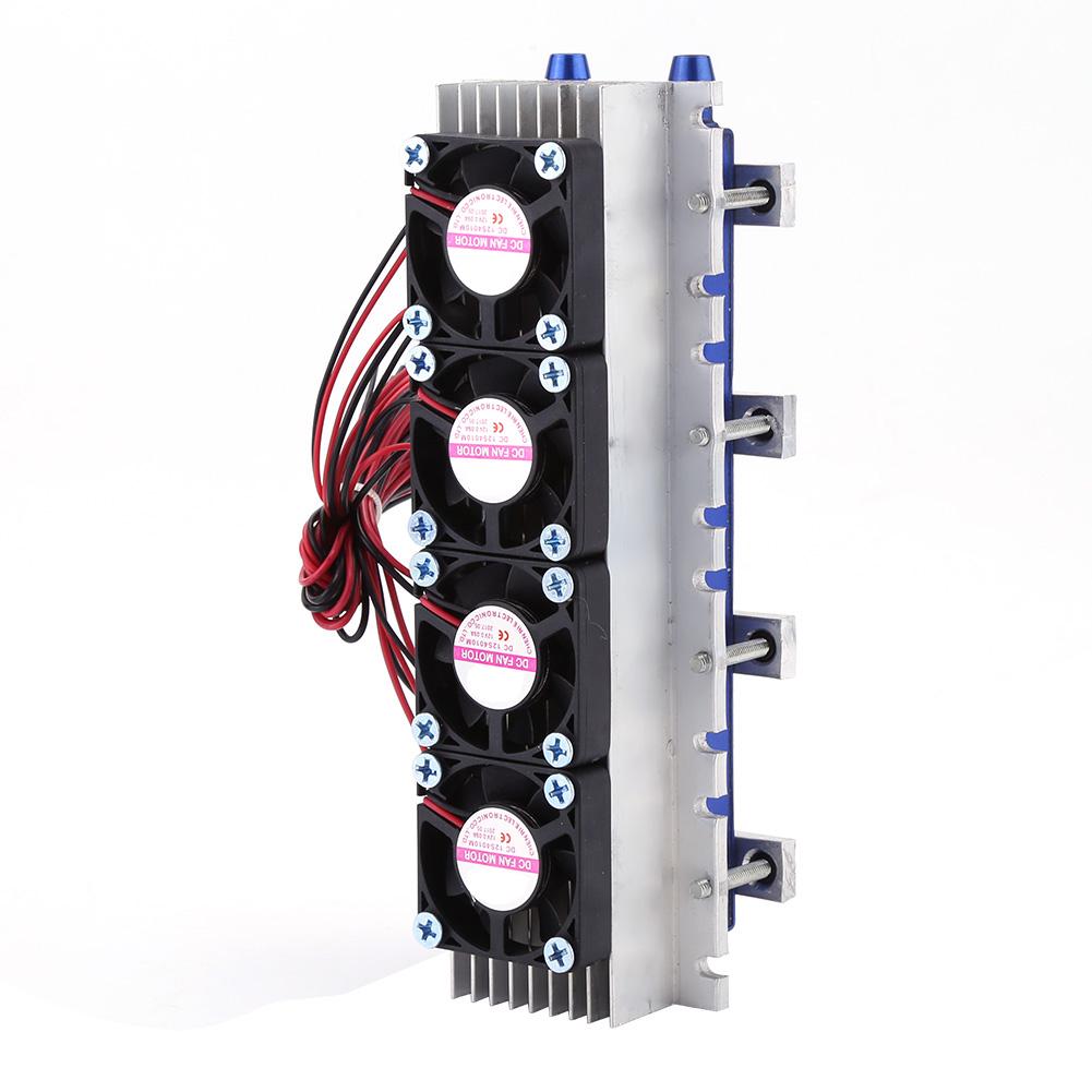 Stable Work 4-Chip TEC1-12706 Thermoelectric Cooler Refrigeration Module 12V Finished Product Air Cooling Device for Small Space Cooling Stable Work 4-Chip TEC1-12706 Thermoelectric Cooler Refrigeration Module 12V Finished Product Air Cooling Device for Small Space Cooling