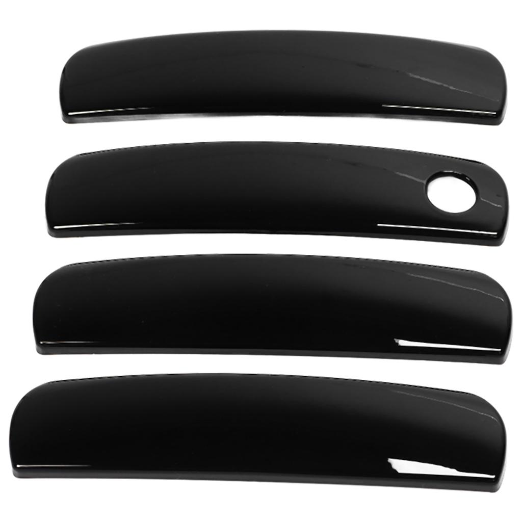 4 Stück Glänzend Schwarz Türgriff Dekor Abdeckung Zierleiste Ersatz für Dodge Charger 2011‑2020