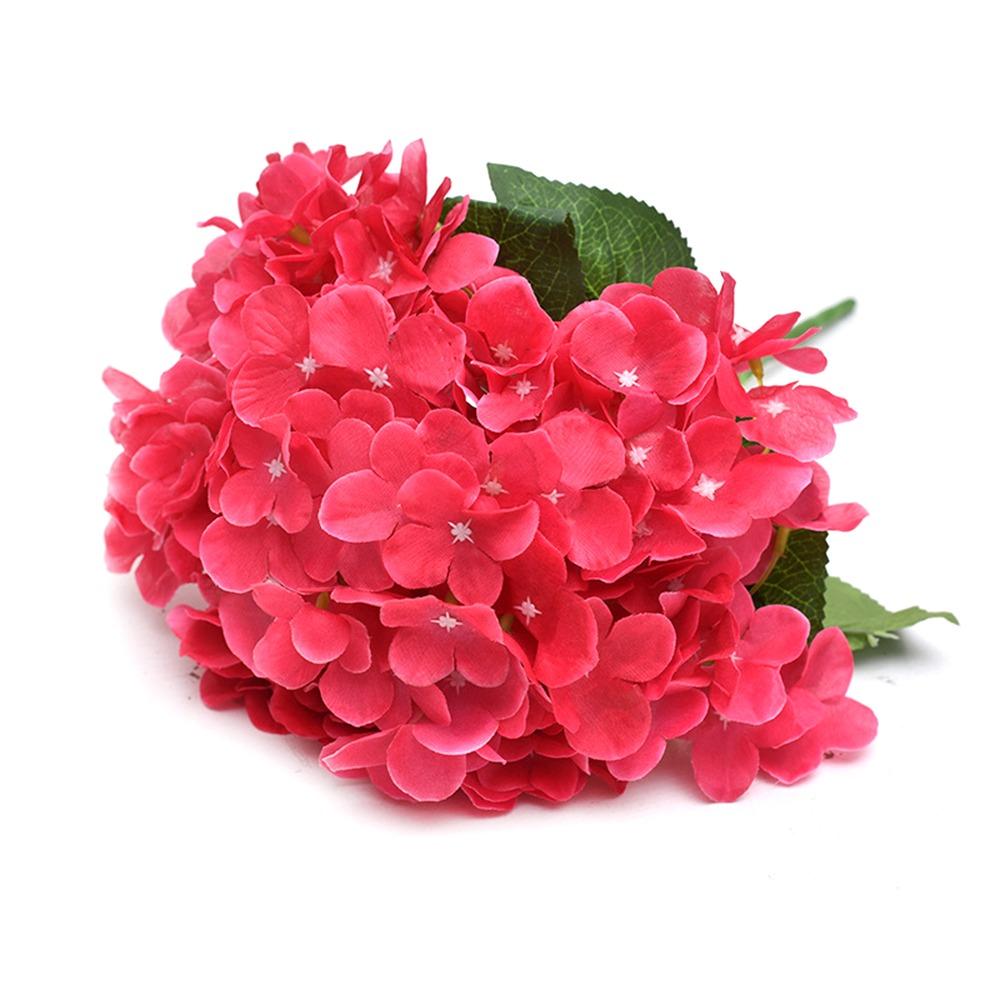 6 Fork Artificial Rose Bouquet Silk Silk Fake Flower Gifts Artificial Rice Ear Table Centerpiece розы красного