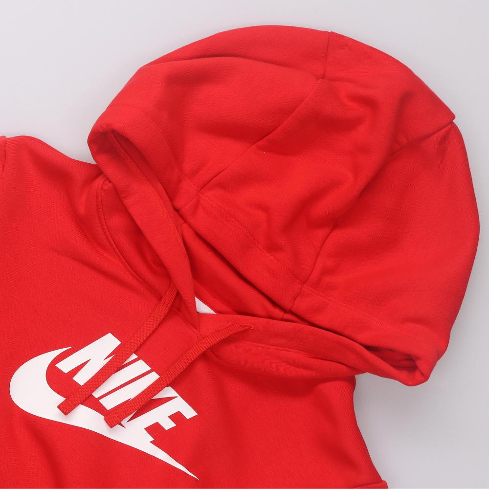 Nike Letter Design Casual Hoodie Long Sleeve Sweatshirt Women hoodies Red DQ5776-657