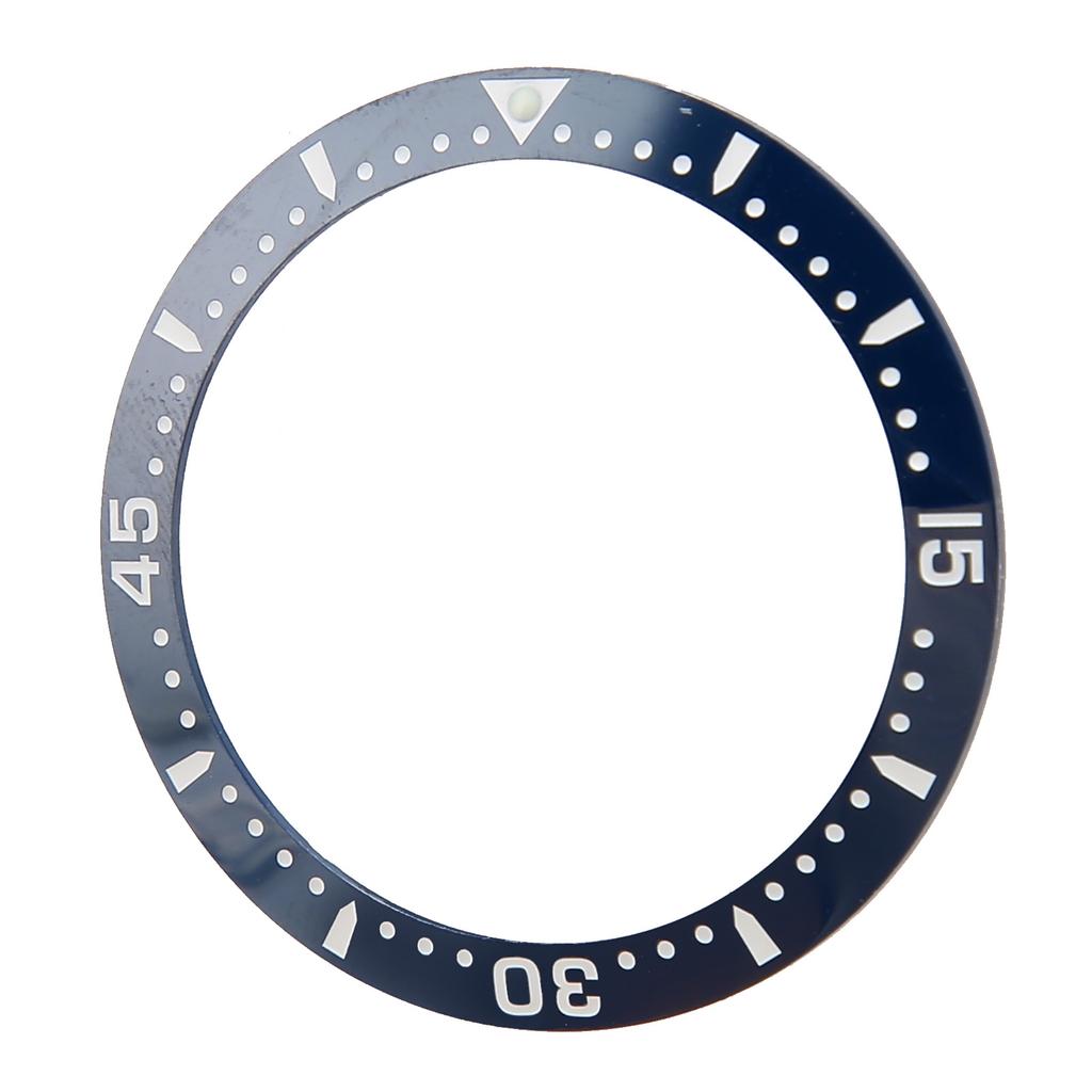 Ceramic Watch Bezel Ring Professional 38.6mm Watch Bezel Insert Replacement Parts Accessory for Repairer Blue Base
