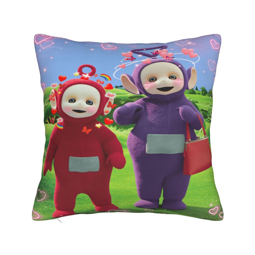 T-TeletubbiesED Pillow Case Retro Trendy Pillow Cover Comfy Pillowcases For Living Room Bed Chair