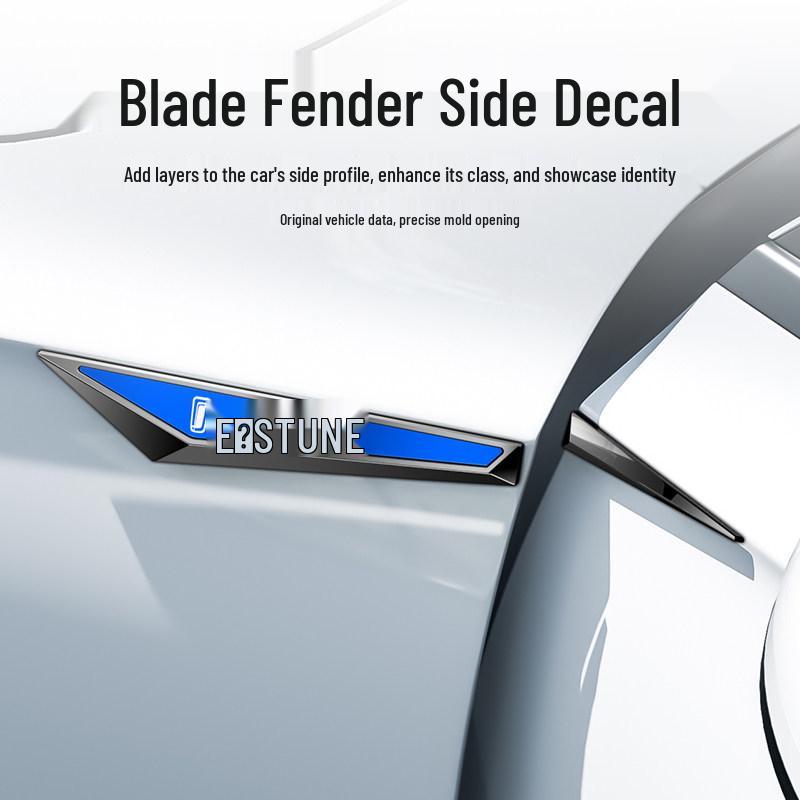 Bestune Fender Blade Emblem for NAT/B70/T99/M9/T77/T55/E01 Cars