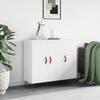 VidaXL White Buffet 90x34x80 Cm Engineered Wood 828076