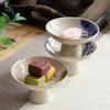 Retro Chinese Ceramic High-Foot Fruit Plate