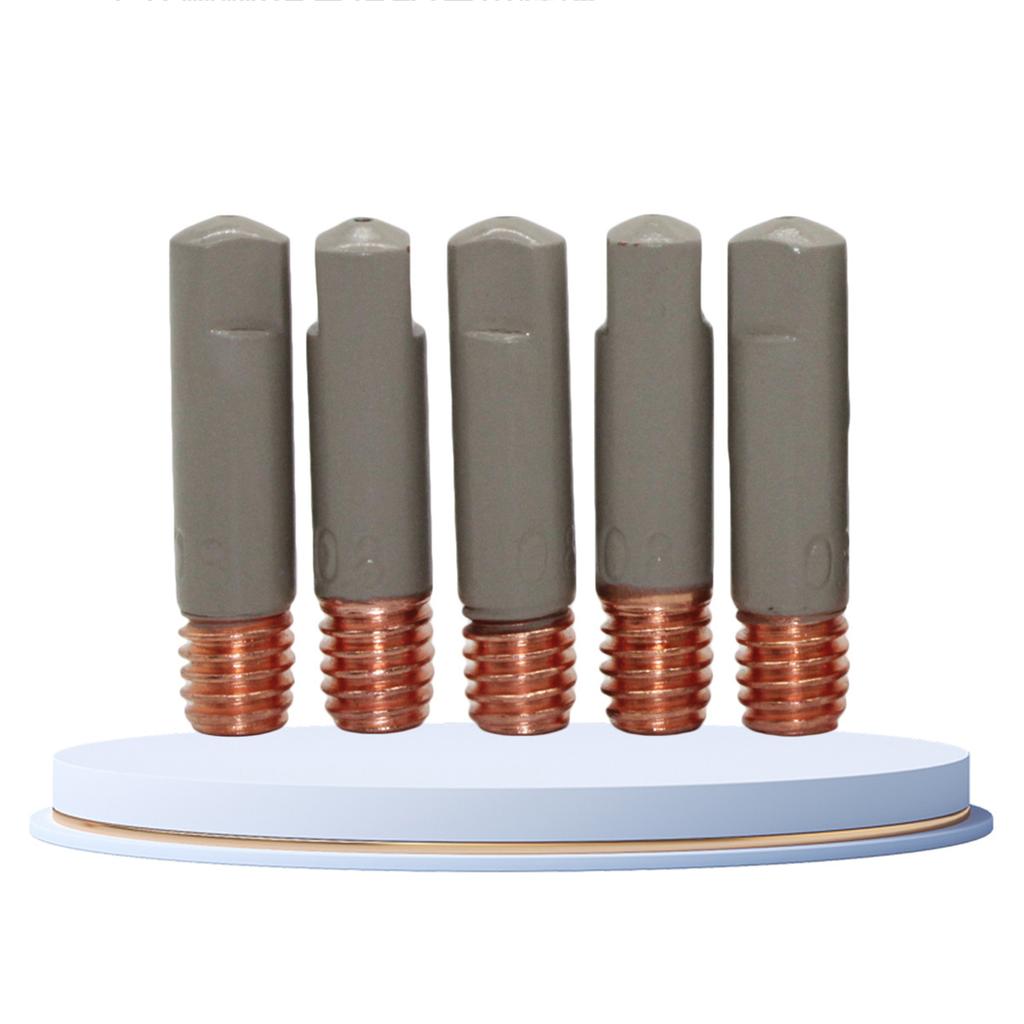 5pcs 25mm Length Conductive Nozzles Suitable For Spots Welding With Extended Lifespans Improved Control In Welding Tasks