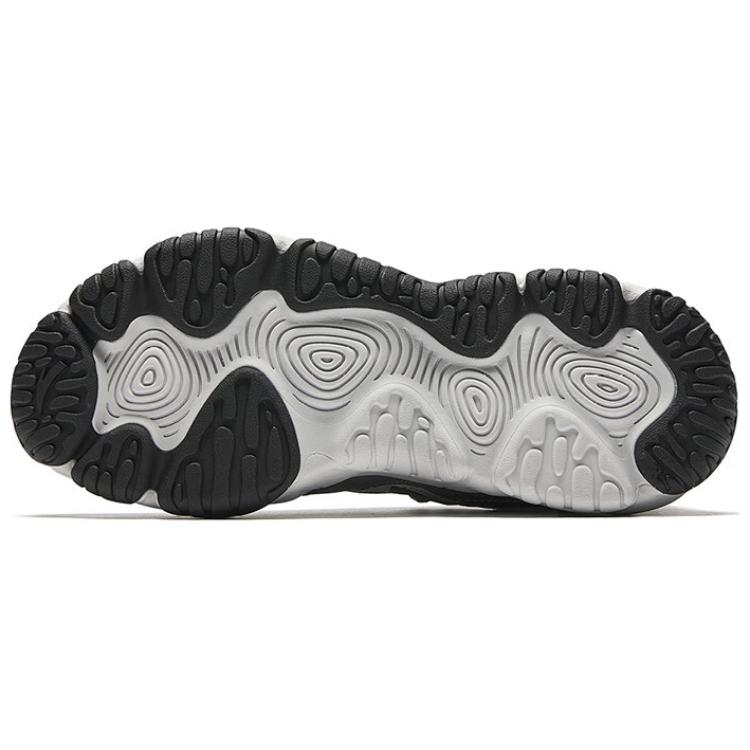 Anta Flowing Fire Versatile Trendy Non-Slip Wear-Resistant Breathable Low-Top Casual Shoes Men Casual Shoes Gray White 112518853-2