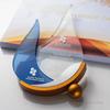Customized Competition Water Drops Love Volunteer Awards Crystal Trophy Enterprise Excellent Employee Home Decor Honor Medal 1PC