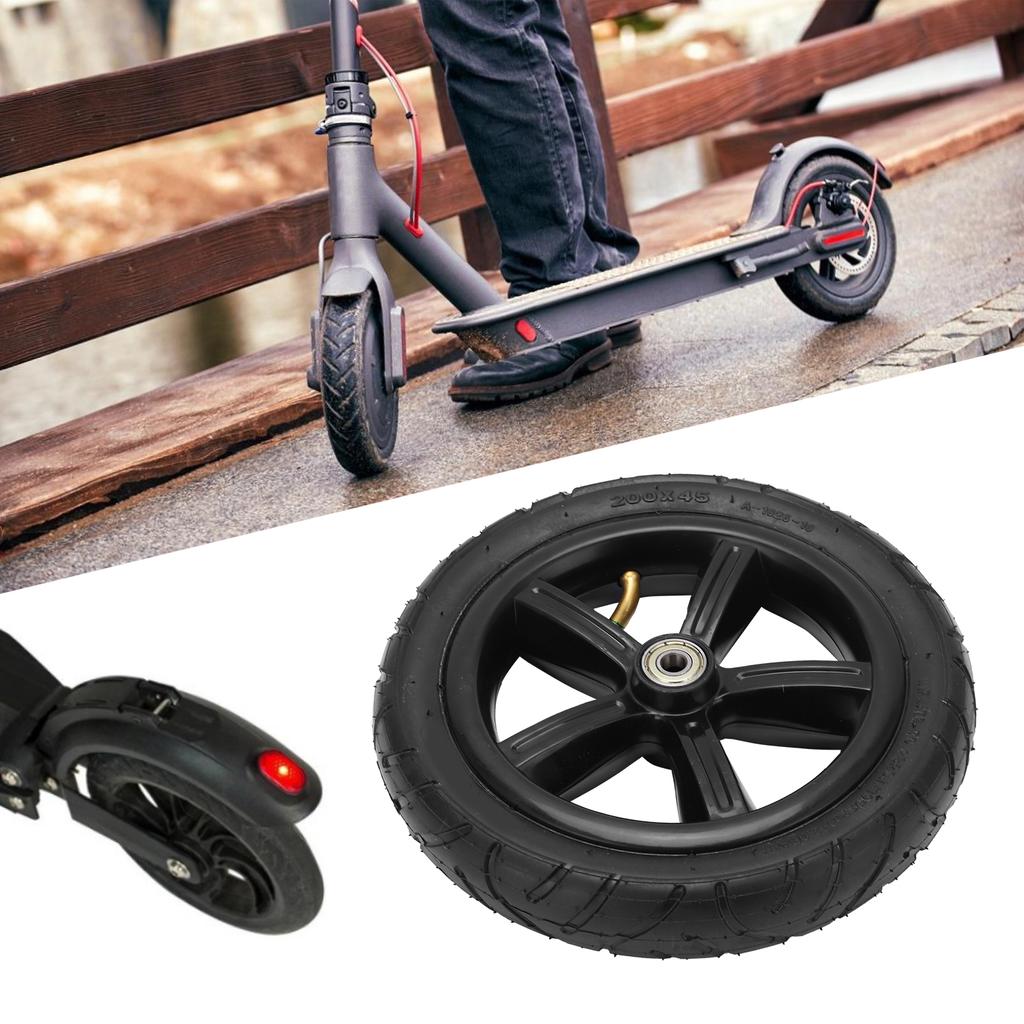 8 Inch 200x45 Pneumatic Wheel with Inner Tube for Electric Scooter with Hub and Bearings