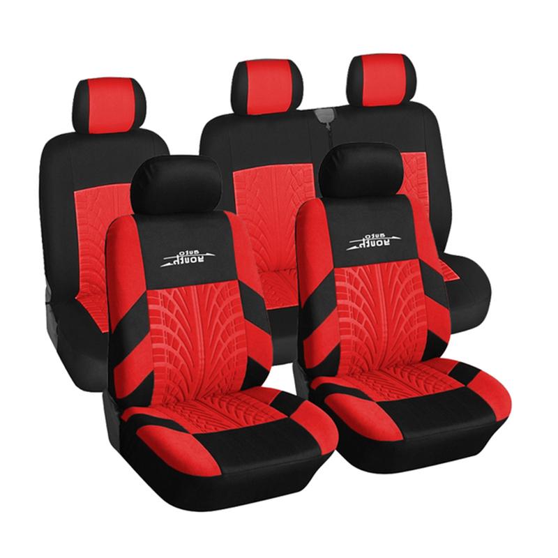 Buy Universal Full Set Car Seat Covers, Fit Rear Row 2+1 With Track