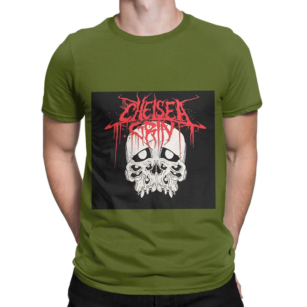chelsea grin fans99 Skull Novelty 100 Cotton TShirt Chelsea Grin Tees Tops For Unisex