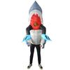 Halloween Cos Man-Eating Shark Inflatable Costume Festival Performance Cartoon Animal Stage Role-Playing Costume Prop Modeling
